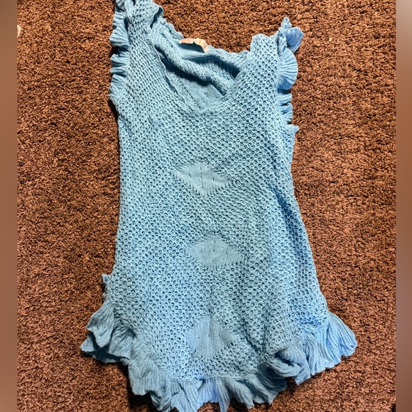 Free people Mykonos Fauxchet Sweater Mini Dress - Picture 4 of 4